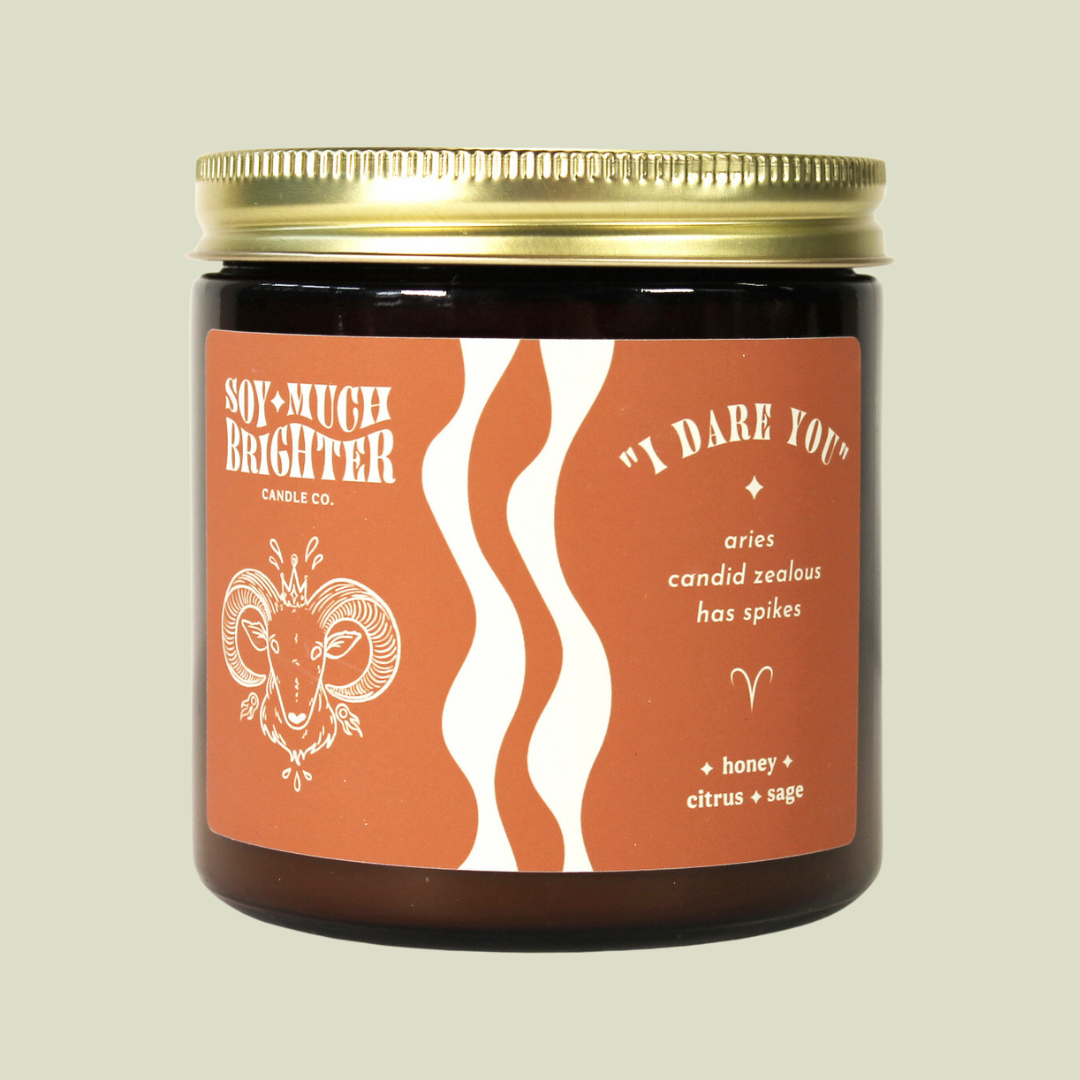 Aries Zodiac Soy Candle