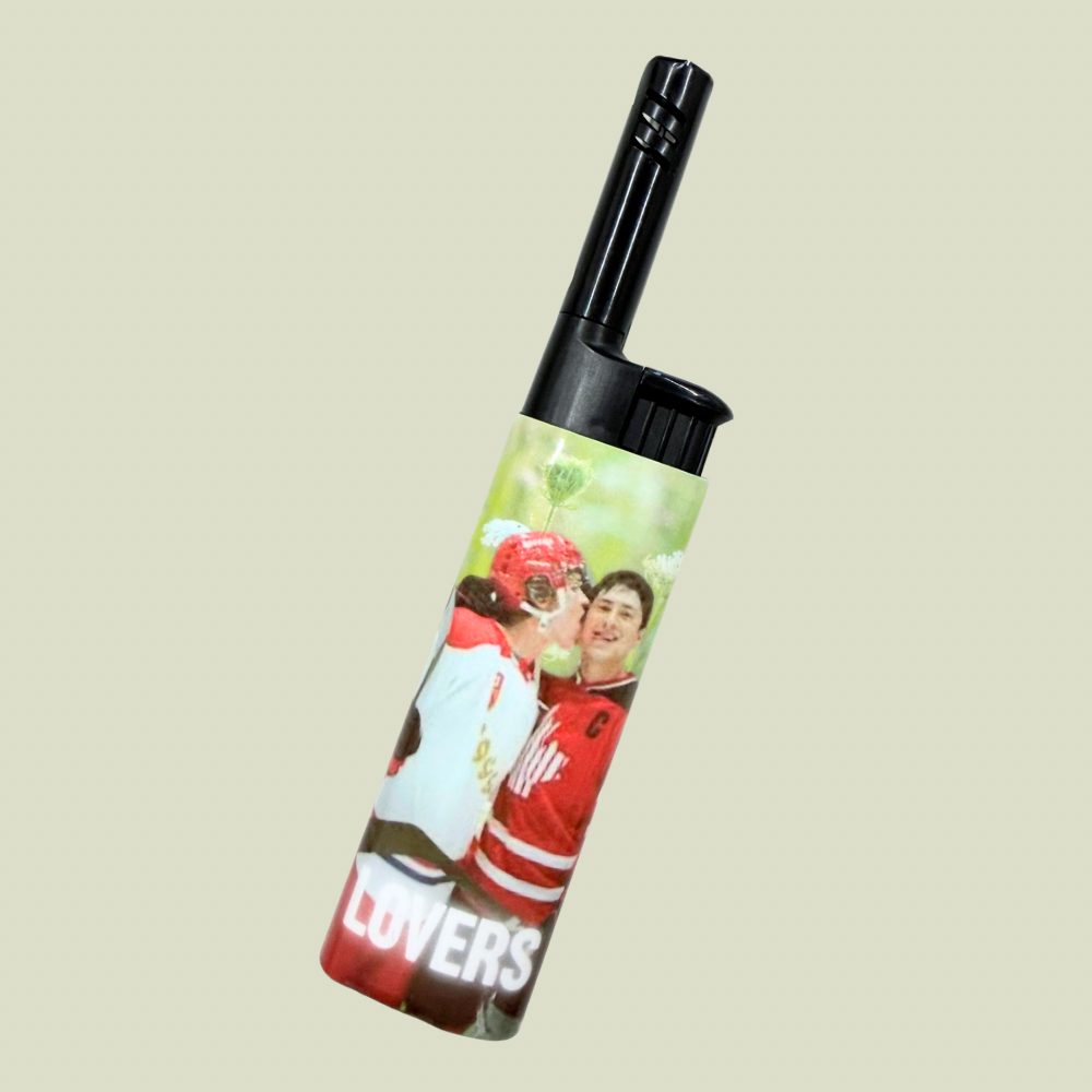 Heated Rivalry Lighter // long neck!