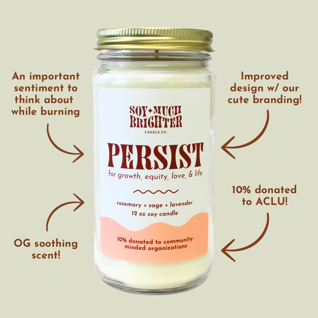Persist: Rosemary + Sage + Lavender || 10% Donated to ACLU
