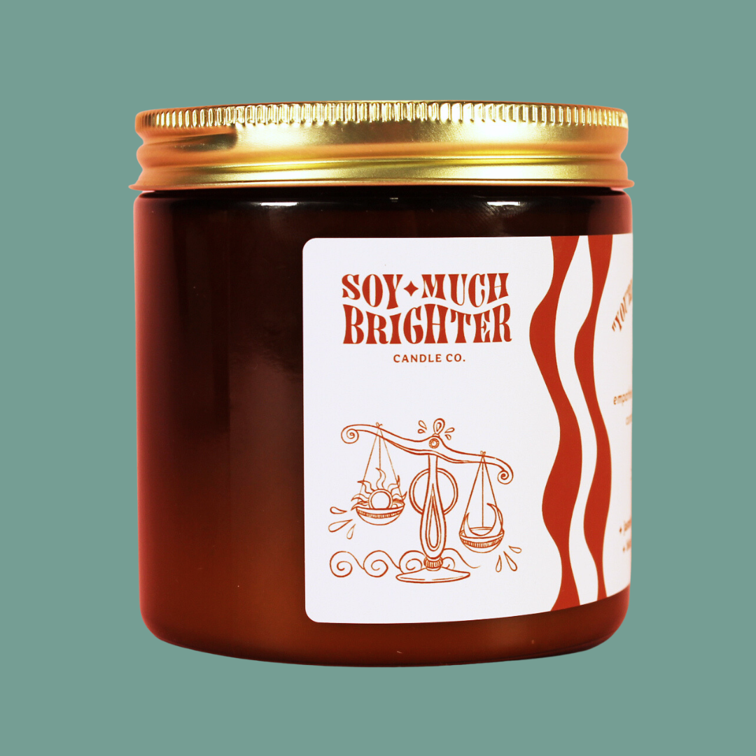 Libra Zodiac Soy Candle