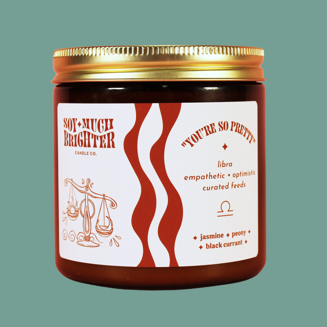Libra Zodiac Soy Candle