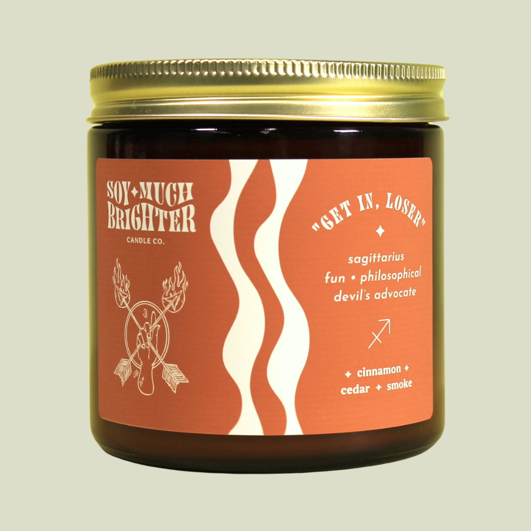 Sagittarius Zodiac Soy Candle