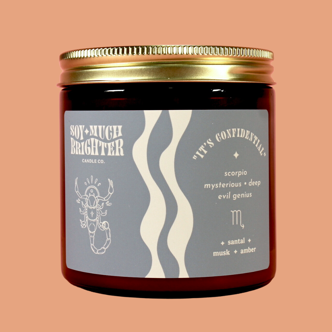 Scorpio Zodiac Soy Candle
