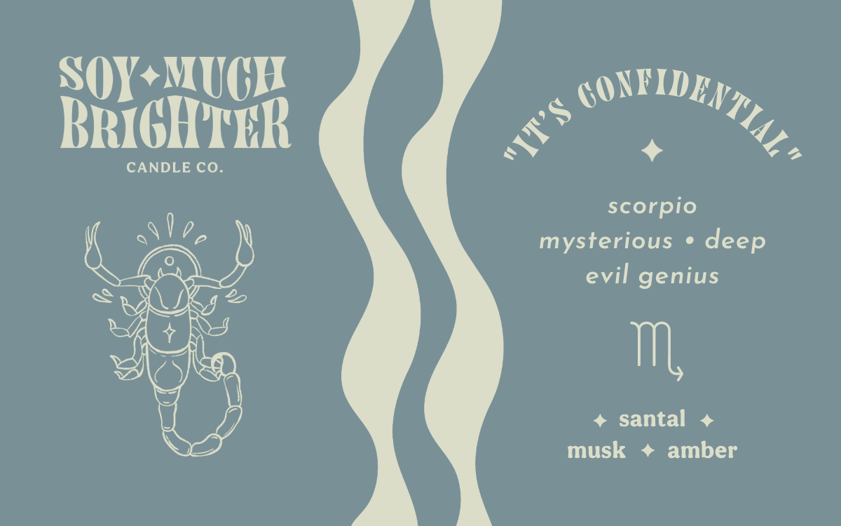Scorpio Zodiac Soy Candle