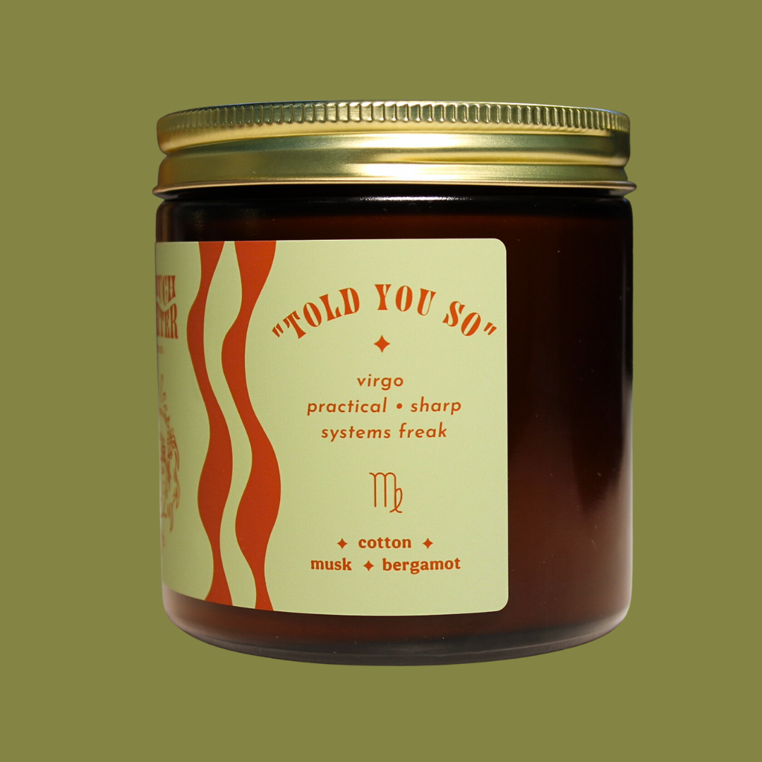 Virgo Zodiac Soy Candle