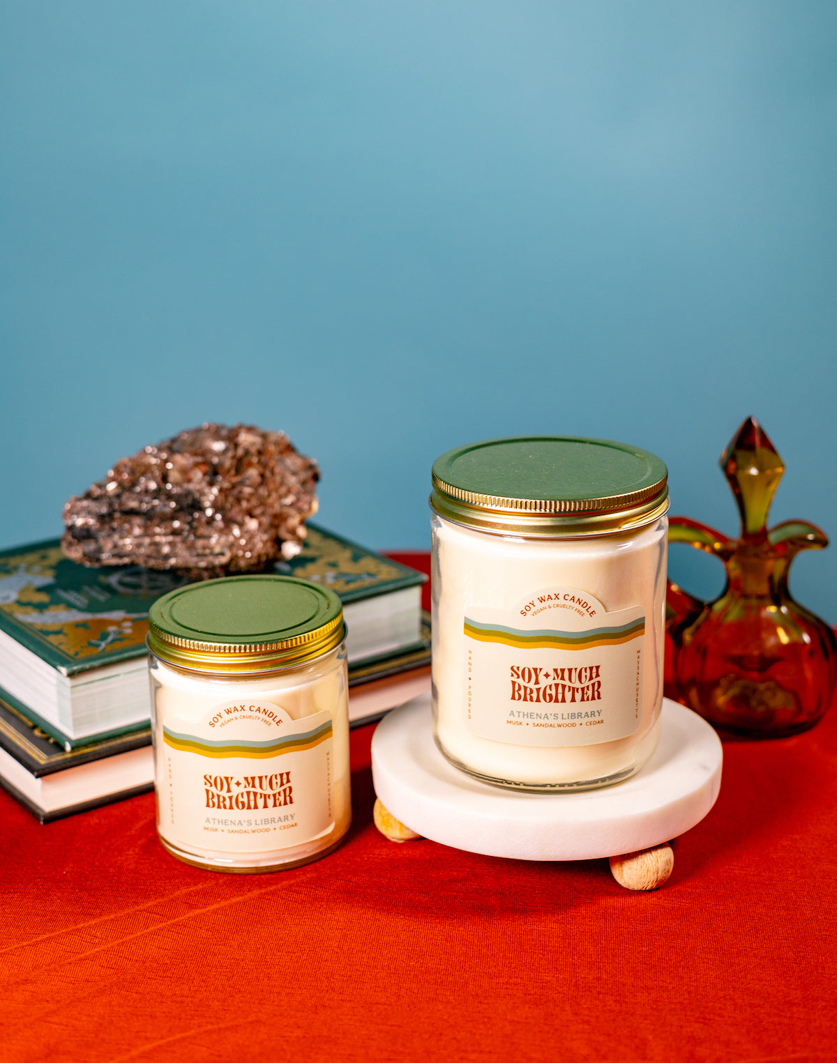 Natural scented candles in Beverly, MA at Soy Much Brighter