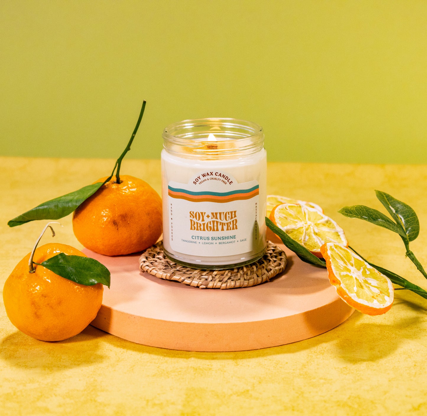 Citrus Sunshine: Bergamot + Tangerine + Lemon + Sage