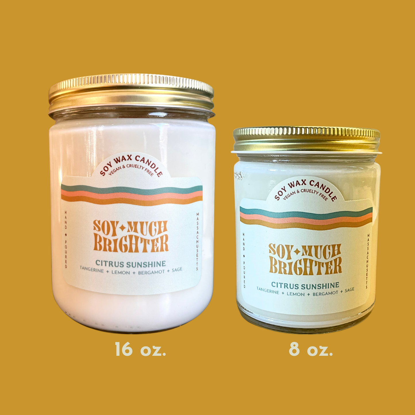 Citrus Sunshine: Bergamot + Tangerine + Lemon + Sage